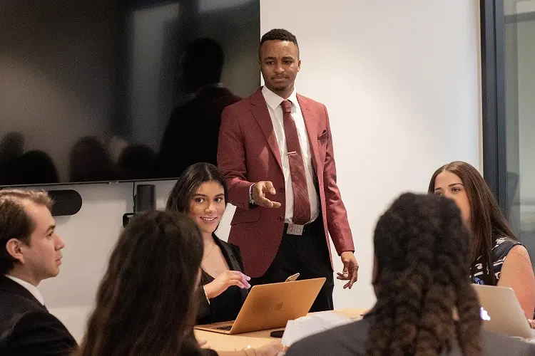 A case briefing at the Grace Legal Group office